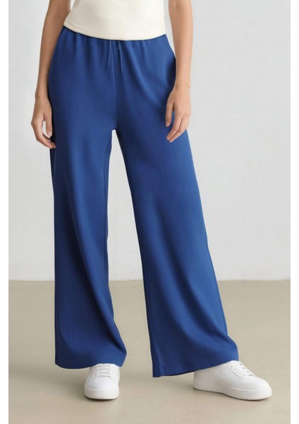 Straight Fit Cep Detaylı Düz Paça Keten Karışımlı Pantolon E7334AX25SM