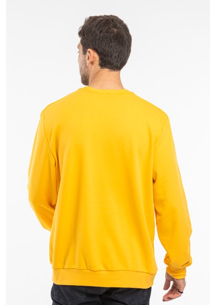 Erkek Bisiklet Yaka Rahat Kalıp 3 Iplik Içi Polarlı Kalın Sweatshirt SPR24SW36 modelleri