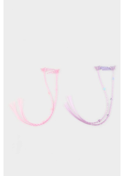 Kız Çocuk 4'lü Kelebekli Renkli Saçlı Çıtçıtlı Toka Seti E8110A8NS