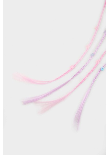 Kız Çocuk 4'lü Kelebekli Renkli Saçlı Çıtçıtlı Toka Seti E8110A8NS