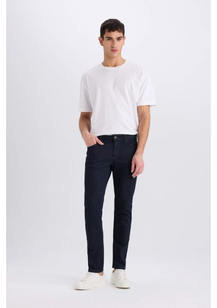 Pedro Slim Fit Dar Kalıp Normal Bel Dar Paça Jean Pantolon E8853AX24WN