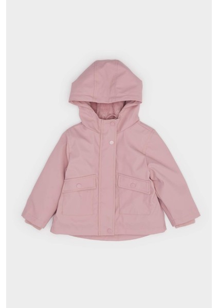 Kız Bebek Kapüşonlu Çıtçıtlı Cepli Mont C3500A525AU