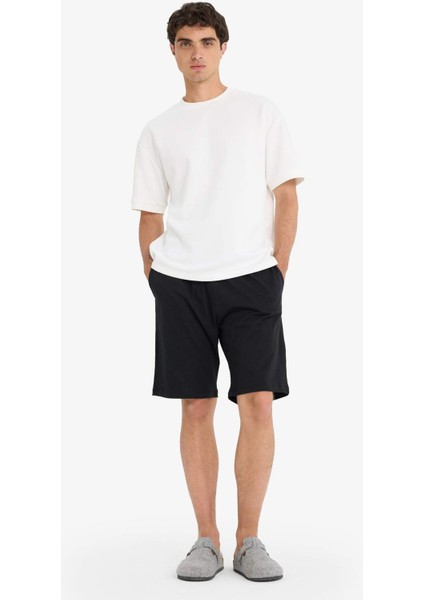 Regular Fit Basic Düz Cepli Şort Pijama Altı Z6848AZ25HS