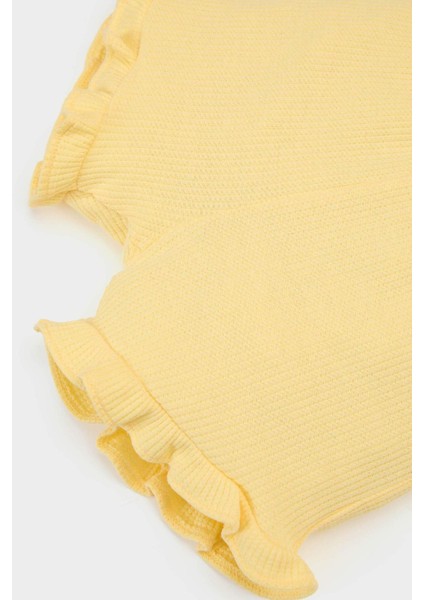 Kız Bebek Beli Lastikli Waffle Şort A8043A525SM