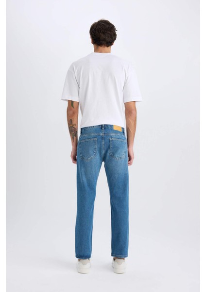 Sergio Regular Fit Normal Kalıp Normal Bel Boru Paça Jean Pantolon E8505AX24WN