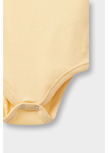 Erkek Bebek 2'li Takım Baskılı Fitilli Kaşkorse Kısa Kollu Çıtçıtlı Body Şort E8228A525SM