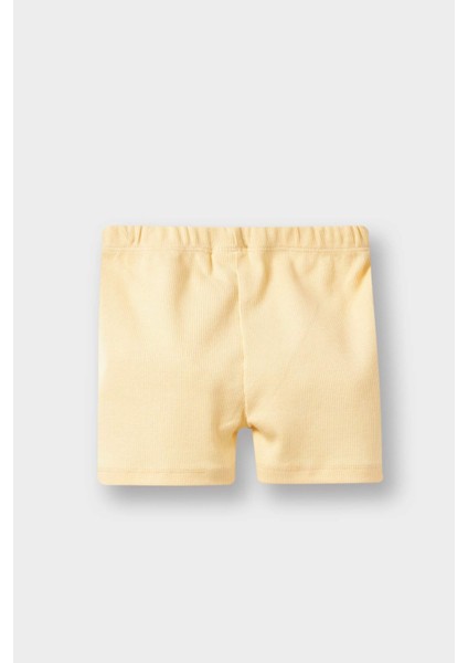 Erkek Bebek 2'li Takım Baskılı Fitilli Kaşkorse Kısa Kollu Çıtçıtlı Body Şort E8228A525SM