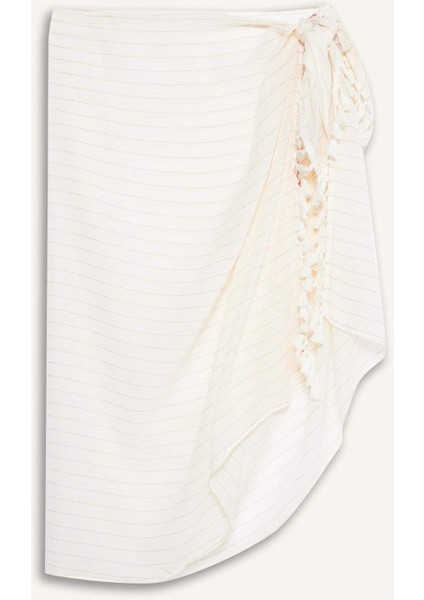 Regular Fit Pamuklu Pareo-Fall in Love E5103AX25SP