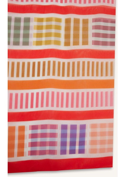 Desenli Şifon Pareo-Fall in Love D0966AX25HS