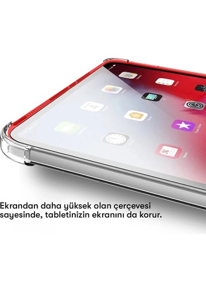 Zengezur Newface Samsung Galaxy T737 Tab S7 Fe 12.4 Kılıf Şeffaf Tablet Silikon - Şeffaf modelleri
