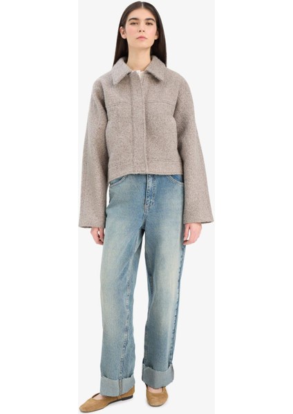 Regular Fit Polo Yaka Kaşe Mont E8630AX25AU