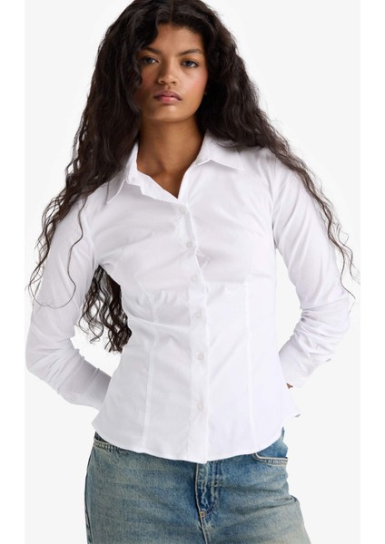 Regular Fit Bengalin Uzun Kollu Gömlek I5278AZ25AU