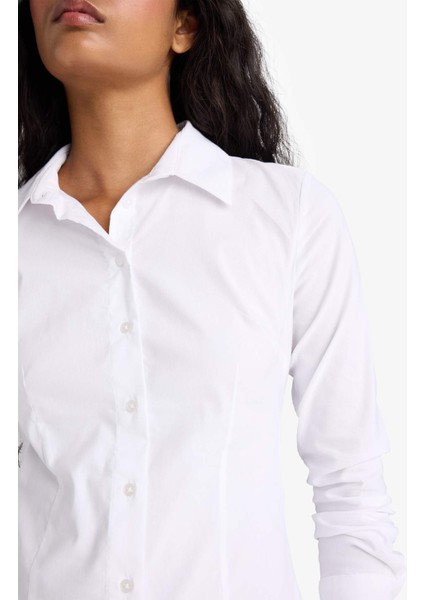 Regular Fit Bengalin Uzun Kollu Gömlek I5278AZ25AU