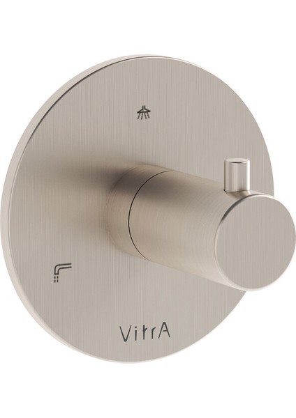 Fırçalı Nikel Ankastre 3 Yollu Yönlendirici, Sıva Üstü, Dayanıklı ve Estetik