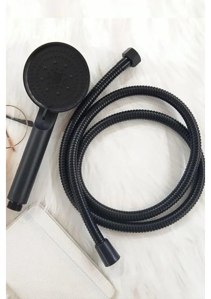 Renkli 5 Fonksiyonlu Filtreli Yağmurlama Duş Başlığı ve 150 cm Hortum fiyatları