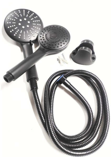 Çok Fonksiyonlu Banyo Duş Başlığı ve Fiskiyesi Seti, Telefon Tutucu ile Birlikte modelleri