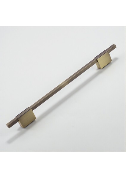 Boyut 320 mm Soft Antik Sarı Renk Metal Dolap Çekmece Kulbu Mutfak Dolabı Kapak Kulpları Mobilya