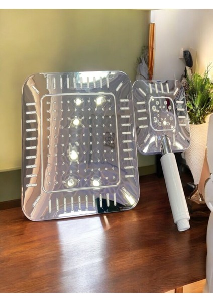 Şık ve Fonksiyonel Robot Duş Başlığı ve Elcik Labirent Modeli, Gri Renk Seçeneğiyle fiyatları