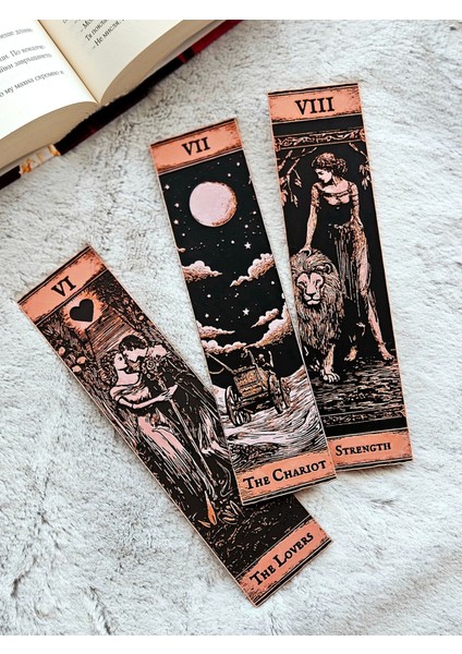Major Arcana Tarot Seri 3 Kabartmalı Kitap Ayracı 3lü Set