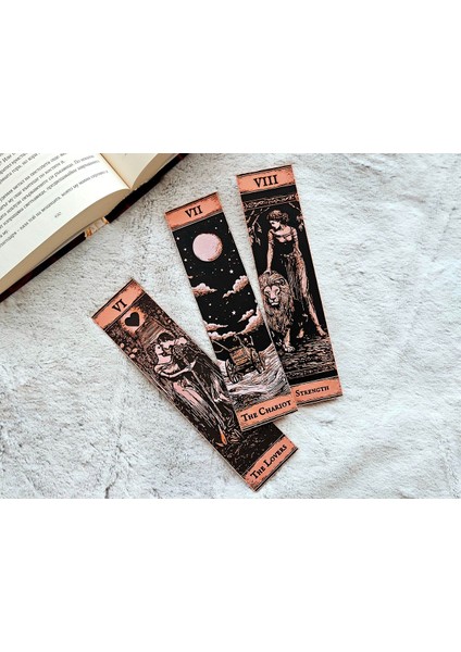 Major Arcana Tarot Seri 3 Kabartmalı Kitap Ayracı 3lü Set