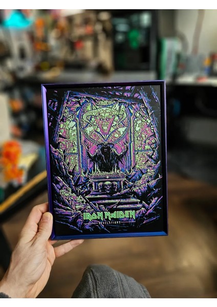 Iron Maiden - Revelations Kabartmalı Tablo