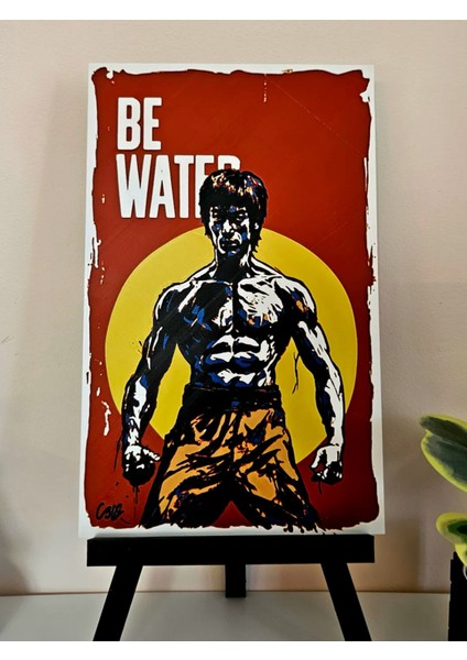 Bruce Lee Be Water Kabartmalı Tablo fiyatları
