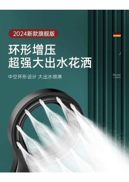 Yüksek Basınçlı Yağmurlama Duş Başlığı, Siyah, Şık ve Verimli Tasarım fiyatları