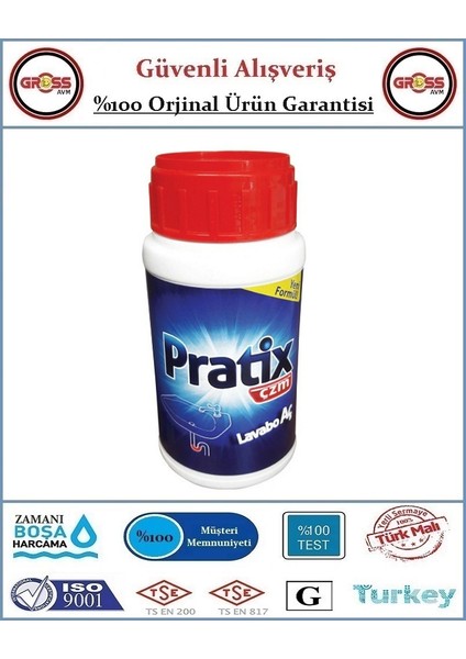 Lavabo Açıcı - Kimyasal Sıvı Lavabo Açıcı - 500GR