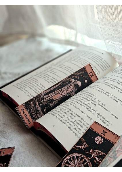 Major Arcana Tarot Seri 4 Kabartmalı Kitap Ayracı 3lü Set modelleri