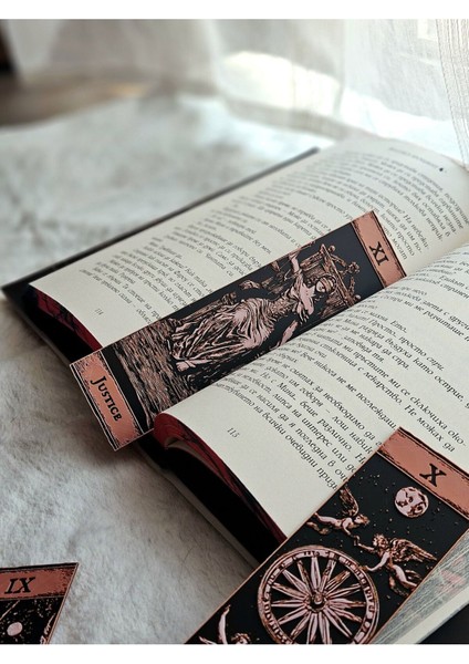 Major Arcana Tarot Seri 4 Kabartmalı Kitap Ayracı 3lü Set fırsatları