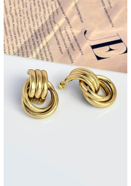 Kadın Altın Kaplama Halka Bağlantı Küpe fiyatları