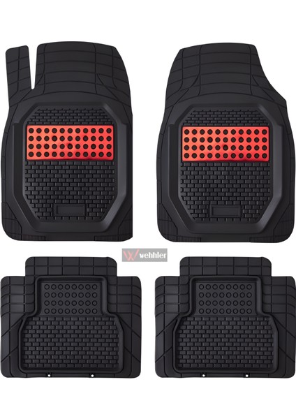 Citroen Berlingo 2004 4d Havuzlu Universal Paspas Kırmızı modelleri