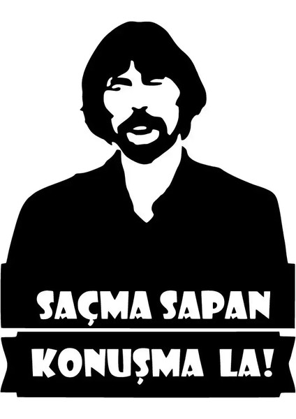 Saçmasapankonuşmala Sticker 20 x 26 cm