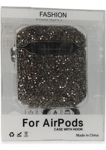 Zengezur Newface Airpods 2 (2.nesil) Mira Taşlı Kılıf - Siyah modelleri