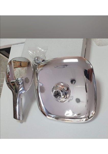 Beyaz Duş Başlığı ve El Duşu Seti, Şık ve Kullanışlı Banyo Aksesuarları fiyatları