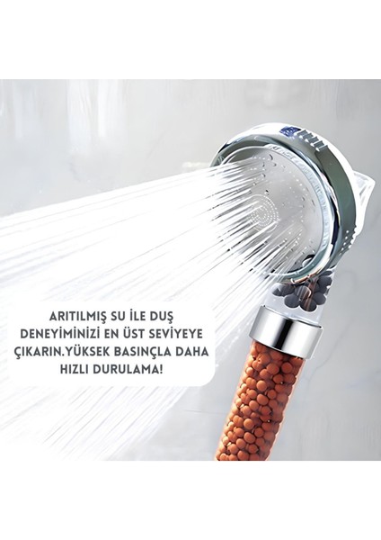 Tasarruflu, Boncuklu, Tazyikli, Filtreli, Metalik El Duşu fırsatları