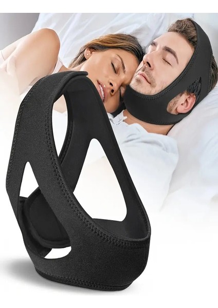 Unisex Ayarlanabilir Uyku Horlama Önleyici Çene Bandı Horlama Engelleme Maskesi