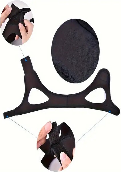 Unisex Ayarlanabilir Uyku Horlama Önleyici Çene Bandı Horlama Engelleme Maskesi indirimleri