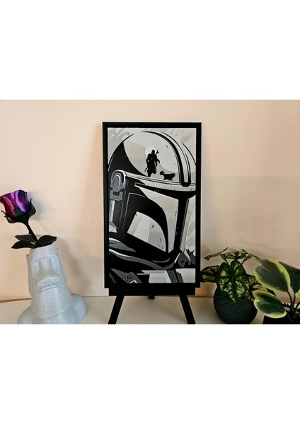 The Mandalorian Kabartmalı Tablo fiyatları