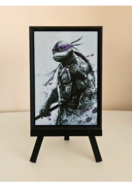 Teenage Mutant Ninja Turtles Kabartmalı Tablo 4'lü Set fırsatları