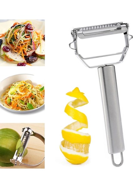 Çift Taraflı Pratik Meyve Sebze Soyucu Doğrayıcı ( Lisinya ) fırsatları