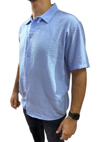 Lastman Spor Ayrobin Gömlek Mavi