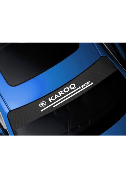 Skoda Karoq Için Özel Yeni Uyumlu Aksesuar Oto Ön Cam Oto Özel Yeni Sticker Karbon fiyatları