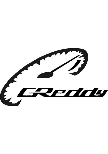 Greddy Saat Oto Arka Cam Sticker 20 x 20 cm