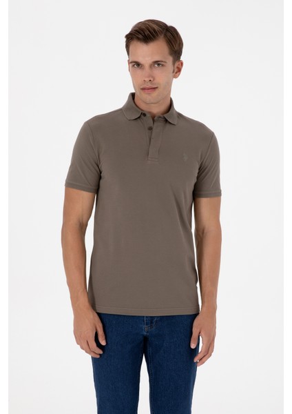 Erkek Vizon Tişört Basic 50306015-VR052