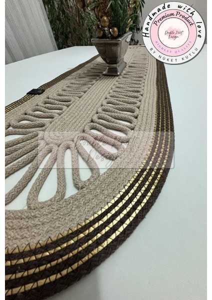 Tress Runner, 110X32CM, El Yapımı Salon /sehpa Örtüsü, Runner, Mutfak Masa Örtüsü modelleri