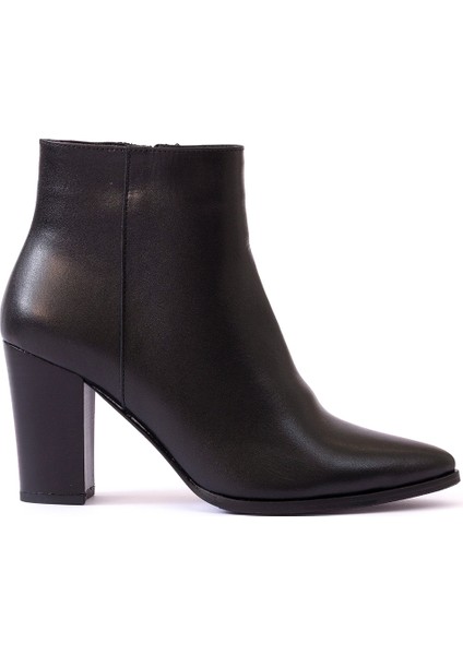 Hakiki Deri Kadın Bot - Kalın Topuk 25HSY2045K