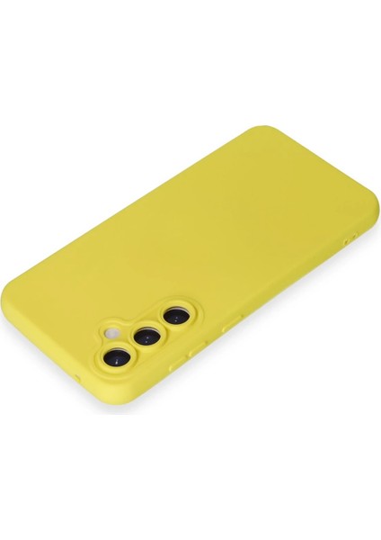 Zengezur Newface Samsung Galaxy S24 Kılıf Nano Içi Kadife Silikon - Sarı modelleri