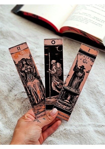 Major Arcana Tarot Seri 1 Kabartmalı Kitap Ayracı 3lü Set fırsatları