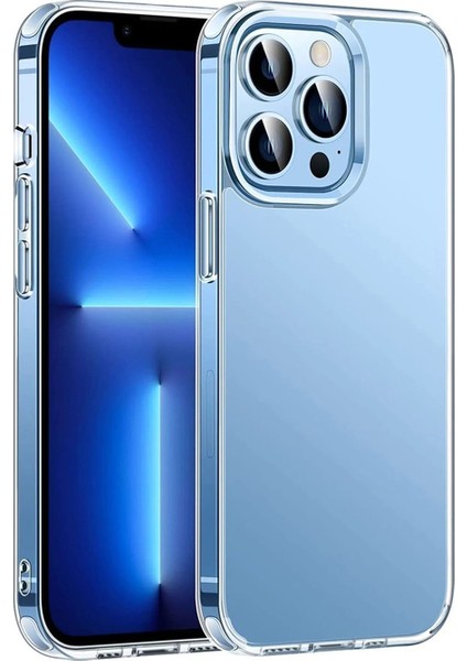 iPhone 14 Pro Uyumlu Space Lazer Seri Kılıf | 0.3mm Ultra Ince Şeffaf Tasarım